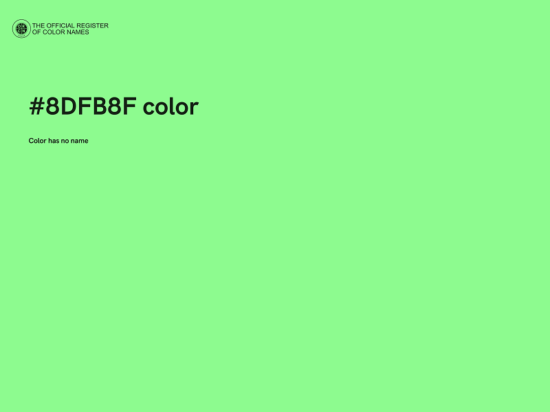 #8DFB8F color image