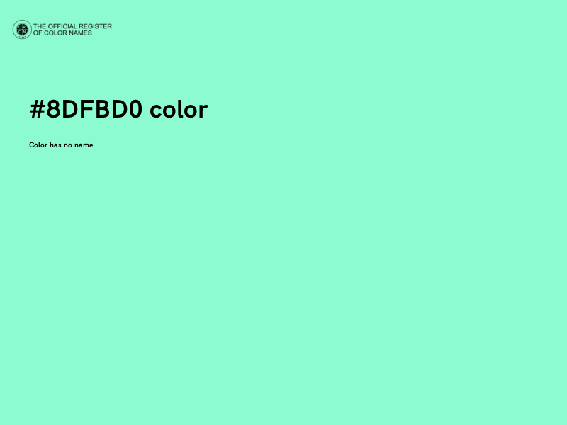 #8DFBD0 color image