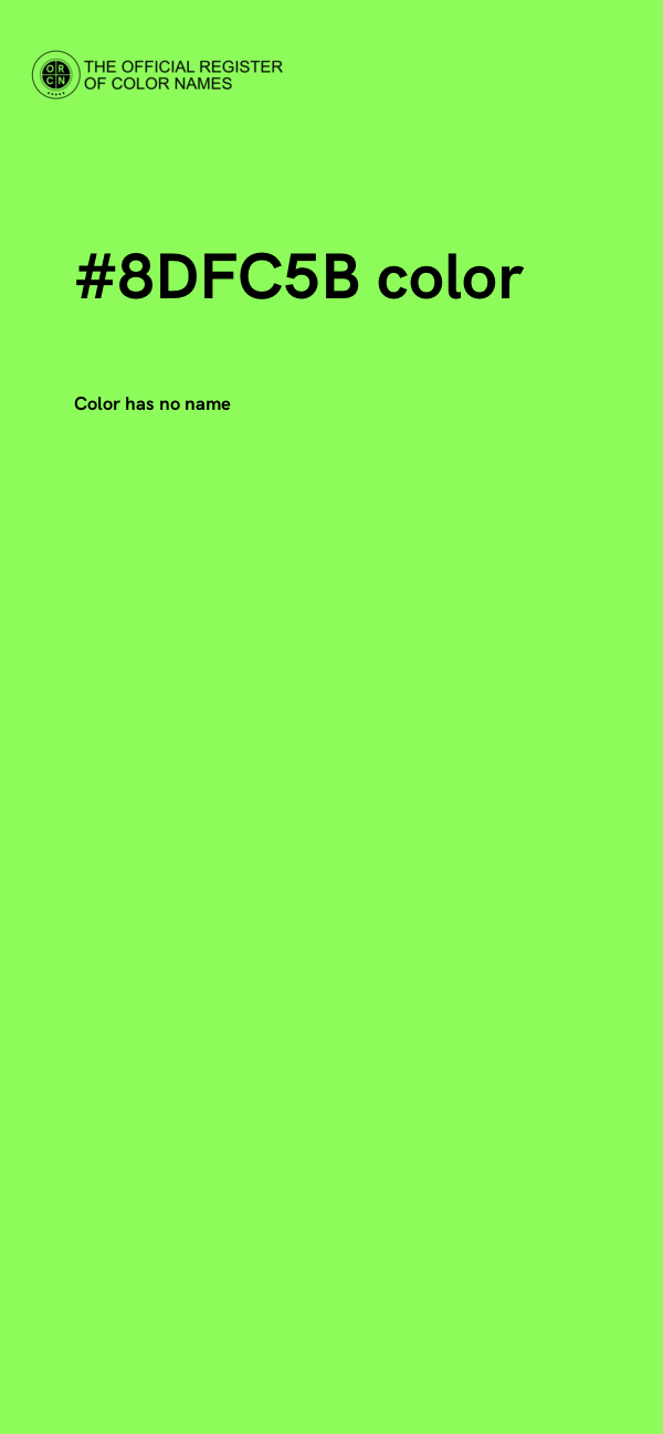 #8DFC5B color image