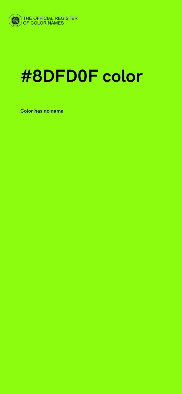 #8DFD0F color image