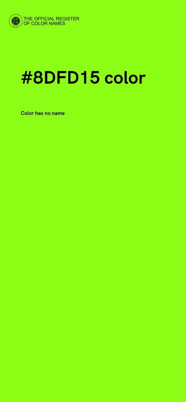 #8DFD15 color image