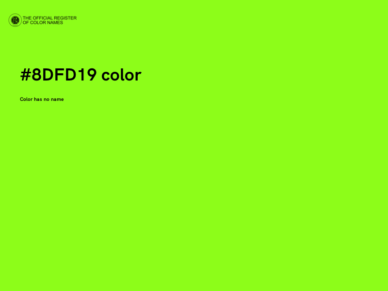 #8DFD19 color image