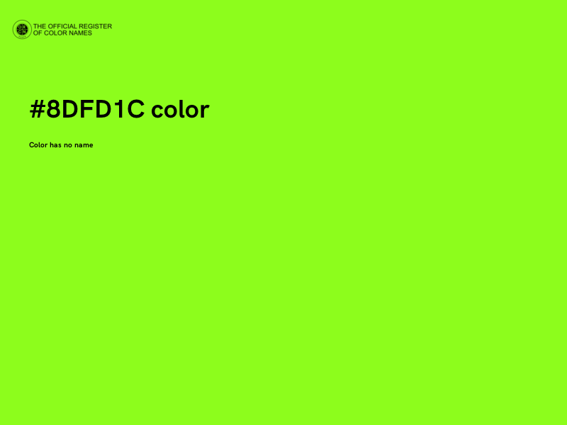 #8DFD1C color image