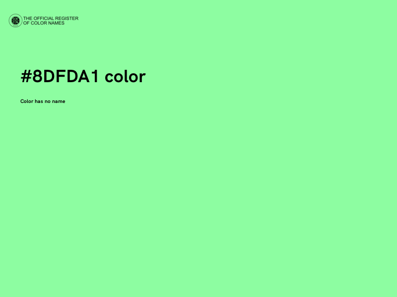 #8DFDA1 color image