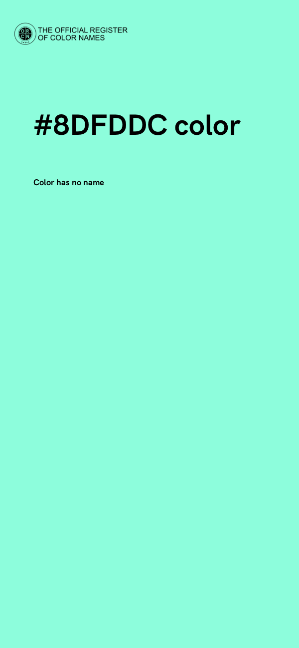 #8DFDDC color image