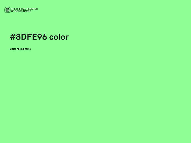 #8DFE96 color image