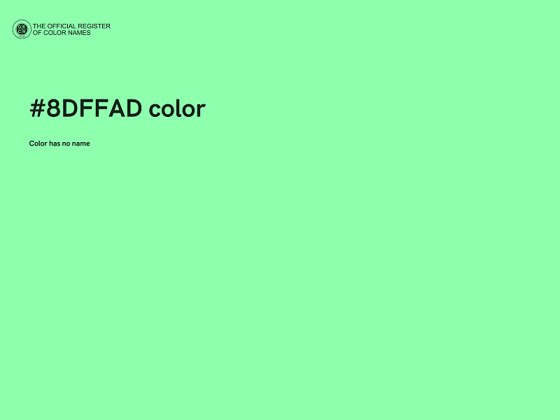 #8DFFAD color image