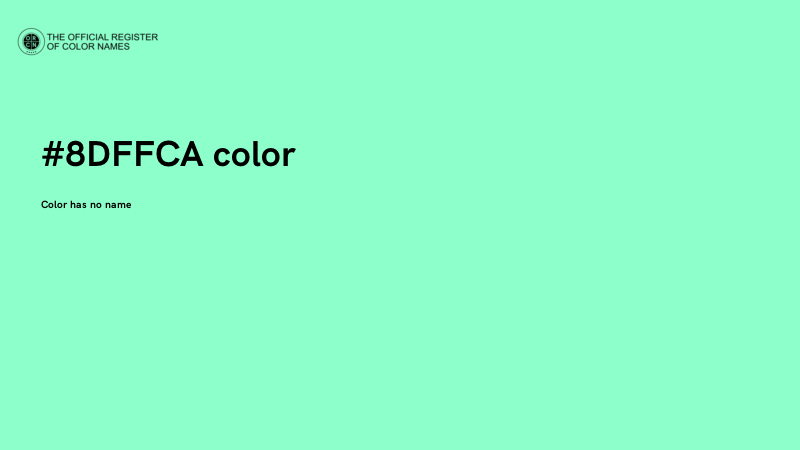 #8DFFCA color image