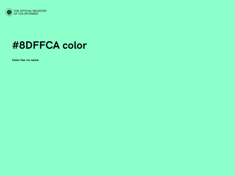 #8DFFCA color image