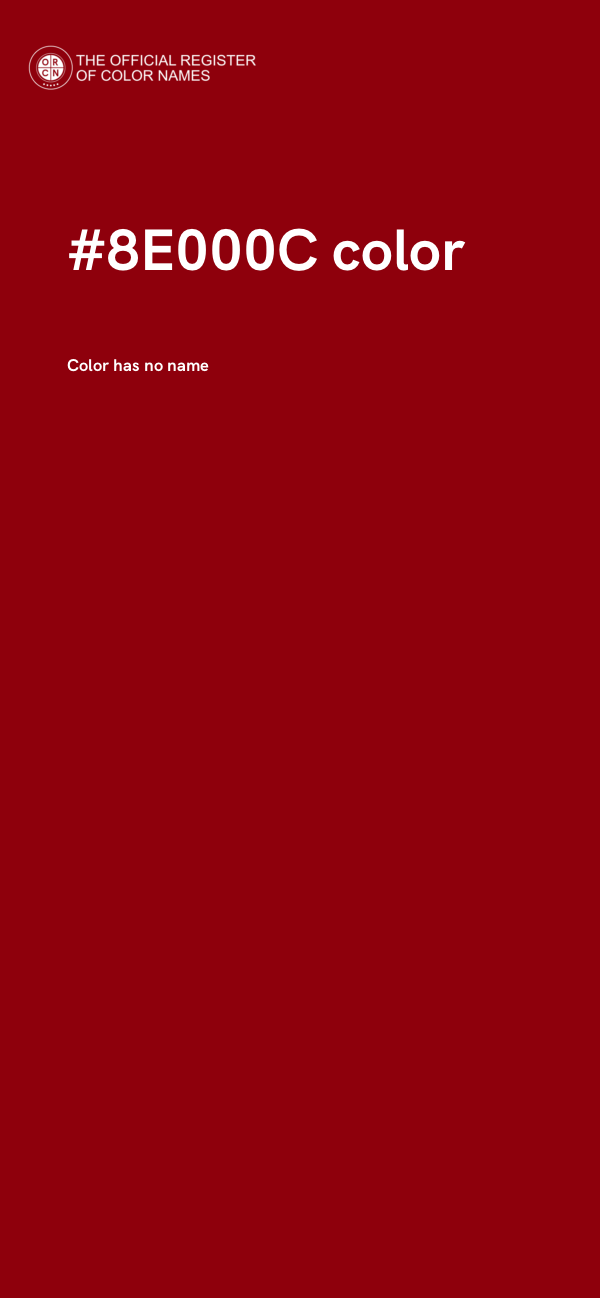 #8E000C color image