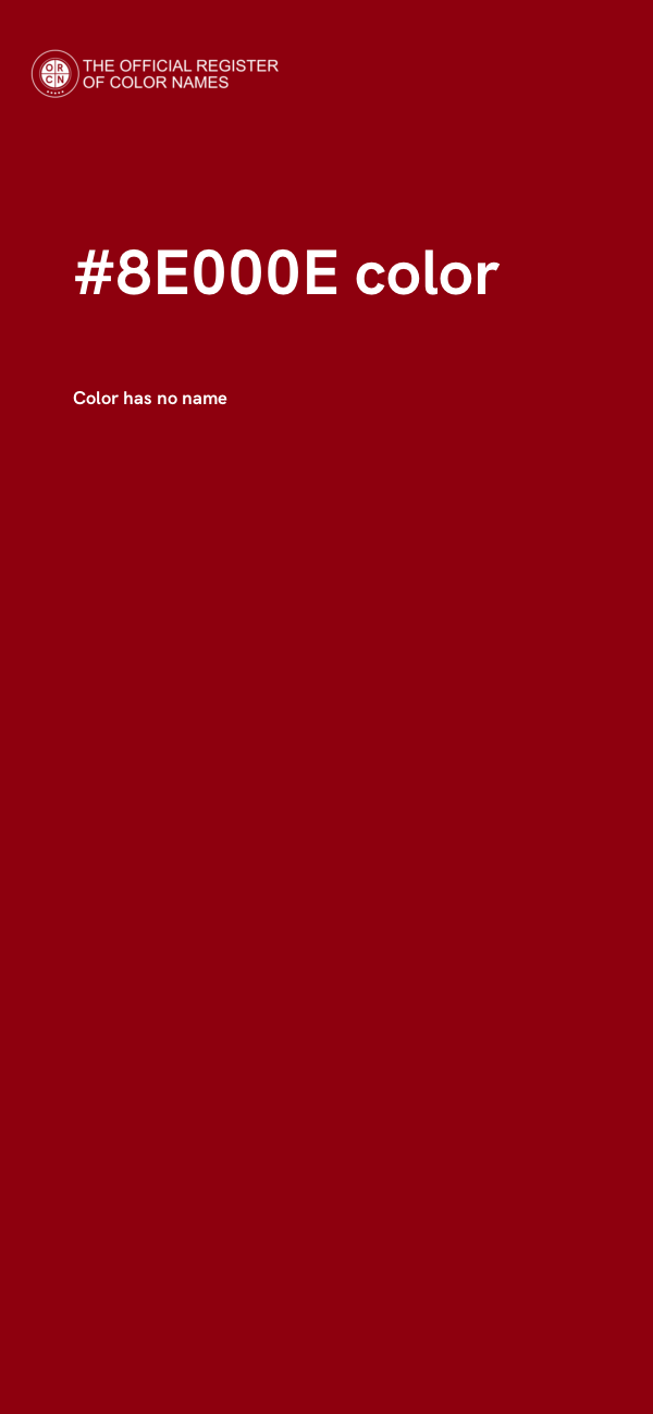 #8E000E color image