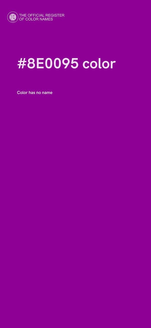 #8E0095 color image