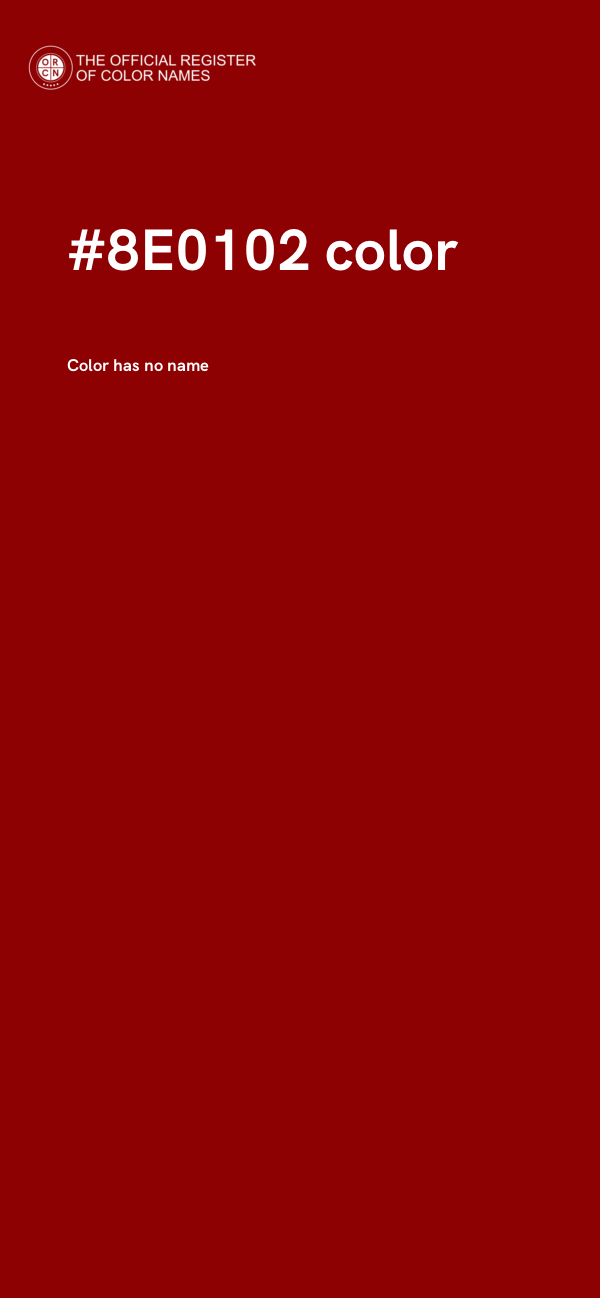 #8E0102 color image