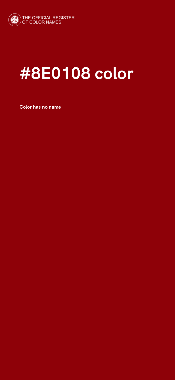 #8E0108 color image