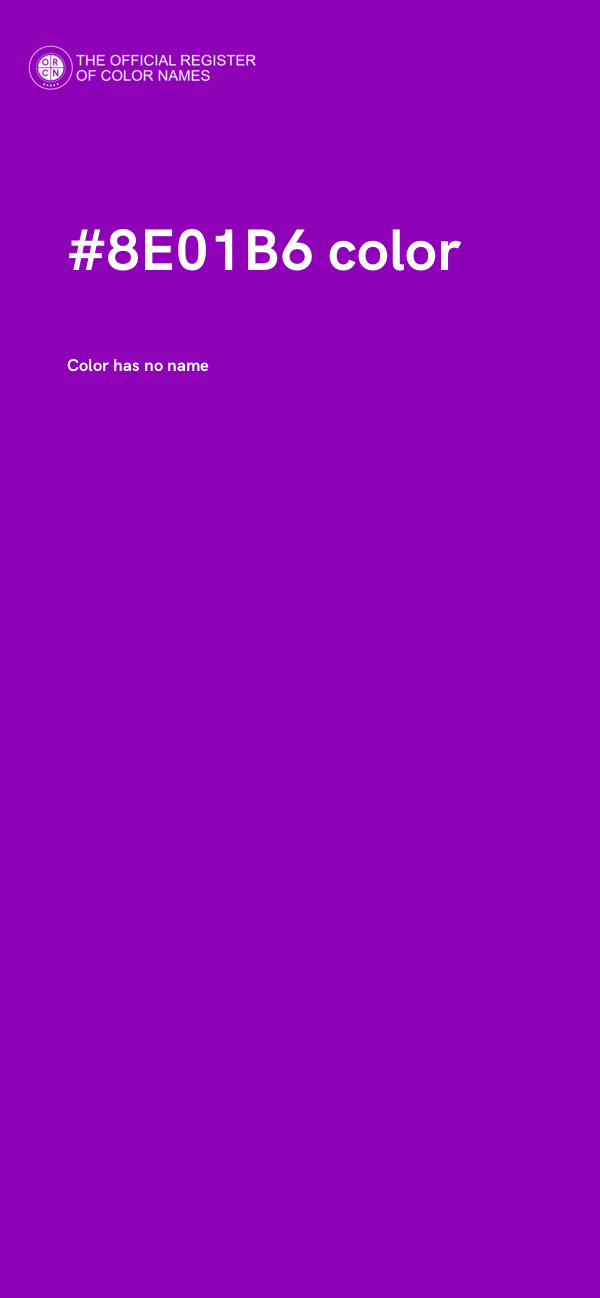 #8E01B6 color image