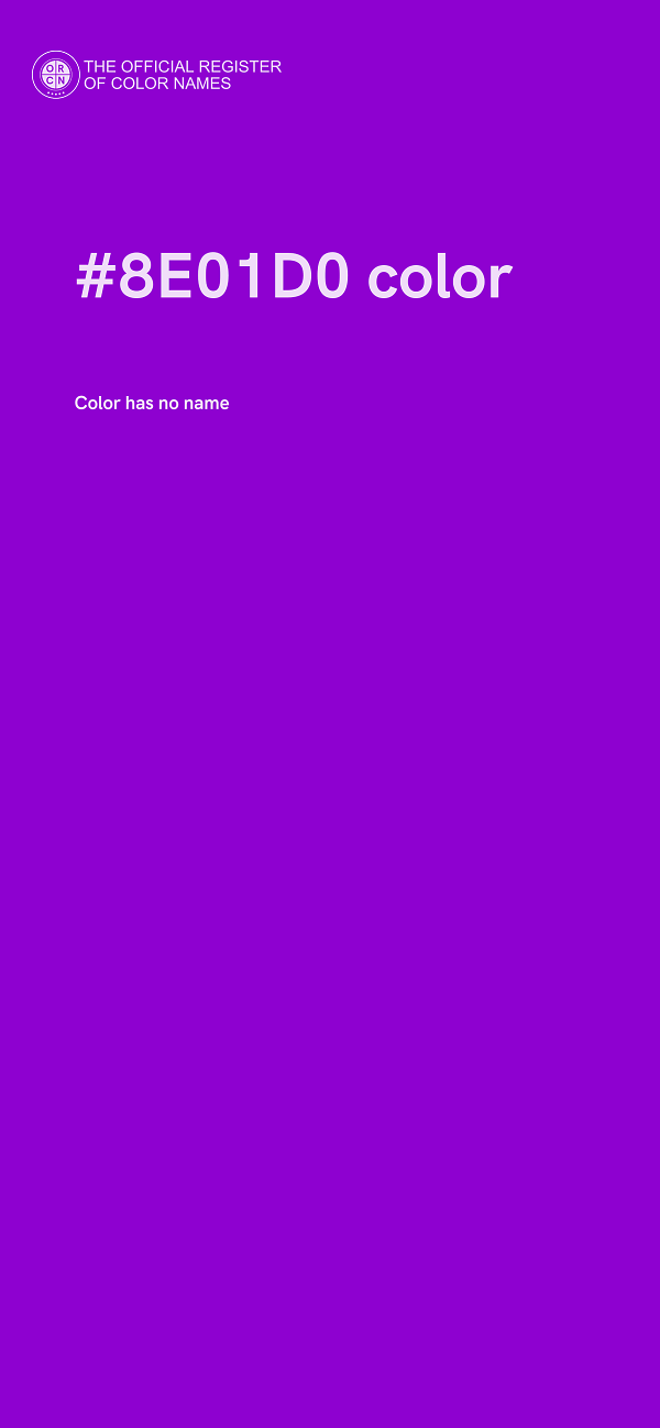 #8E01D0 color image