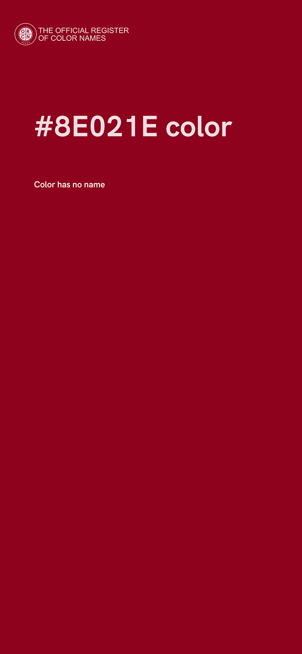 #8E021E color image