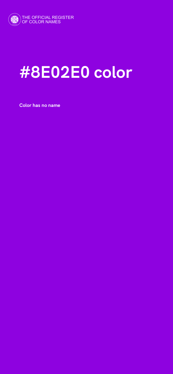 #8E02E0 color image