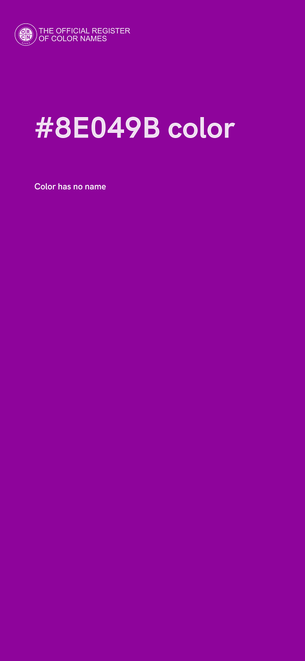 #8E049B color image