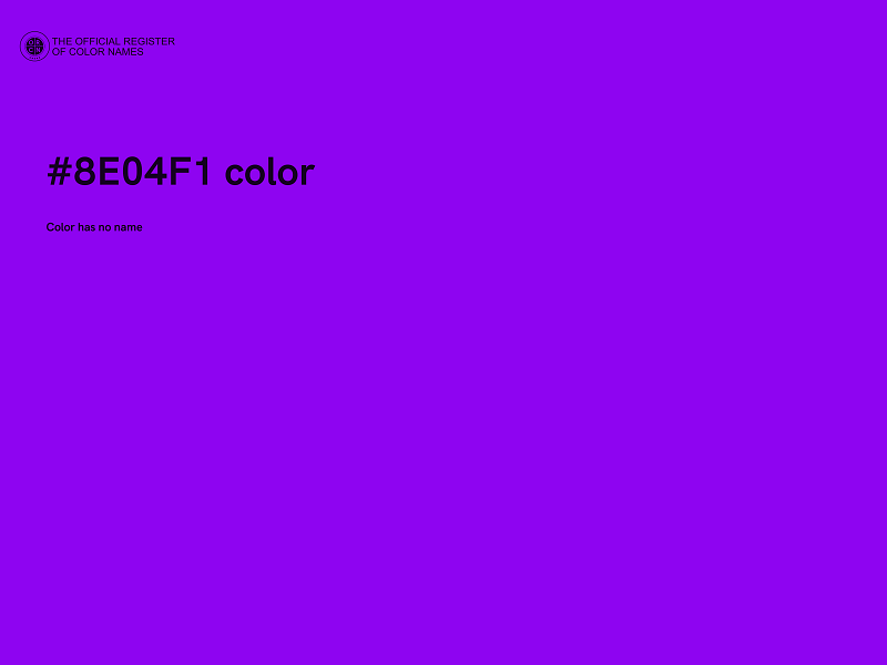 #8E04F1 color image