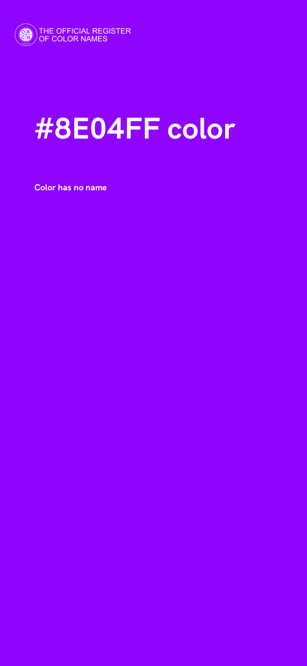 #8E04FF color image