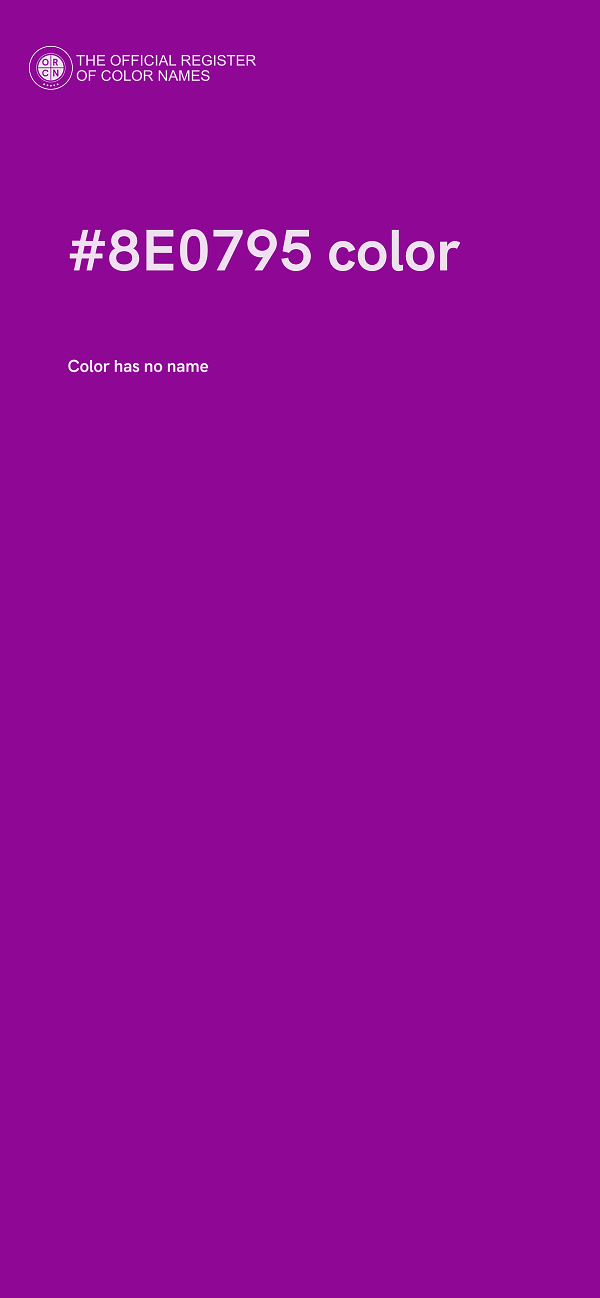#8E0795 color image