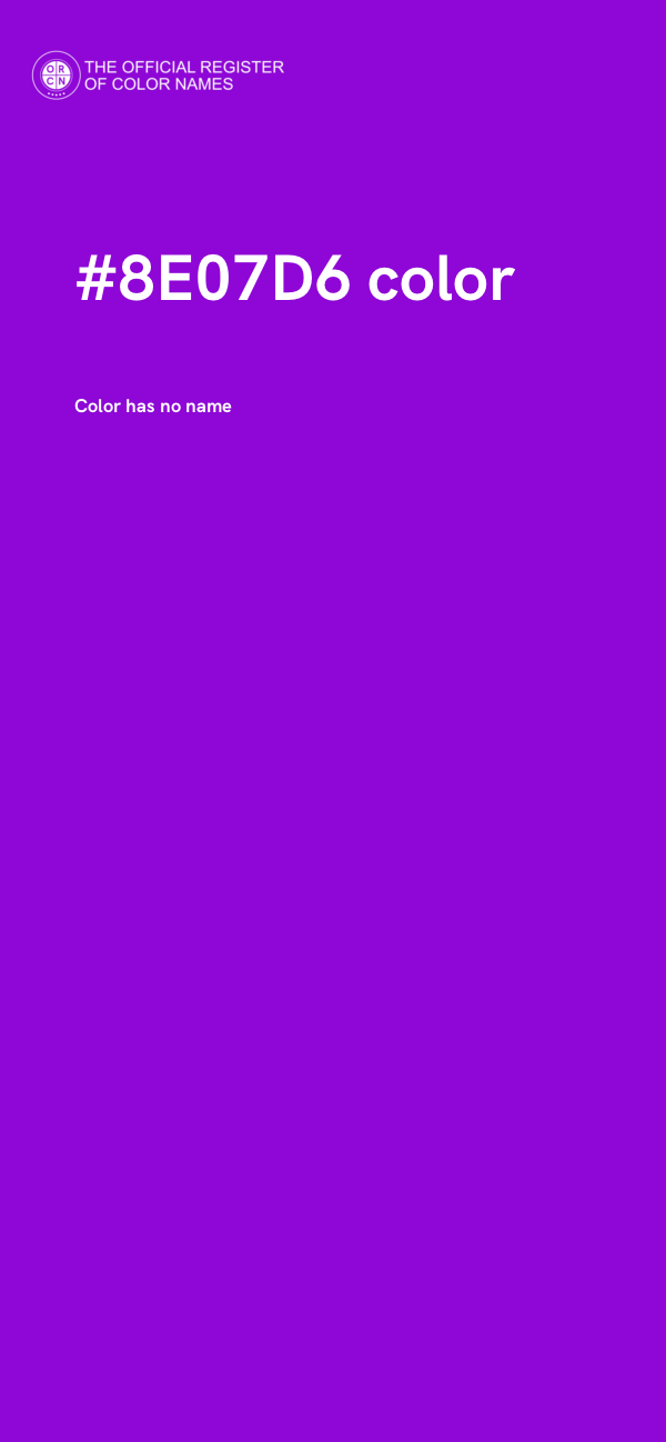 #8E07D6 color image