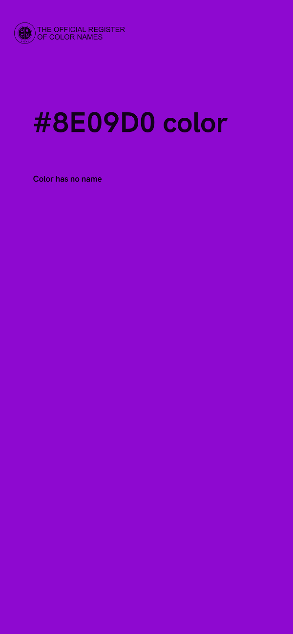 #8E09D0 color image