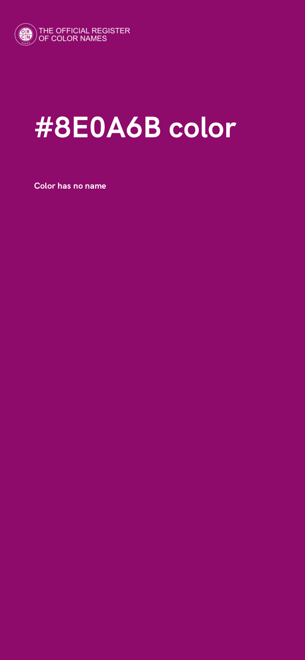 #8E0A6B color image
