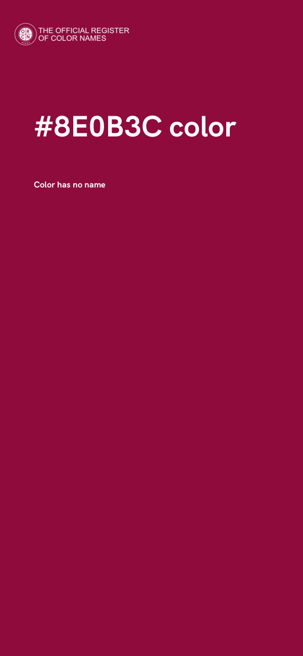 #8E0B3C color image