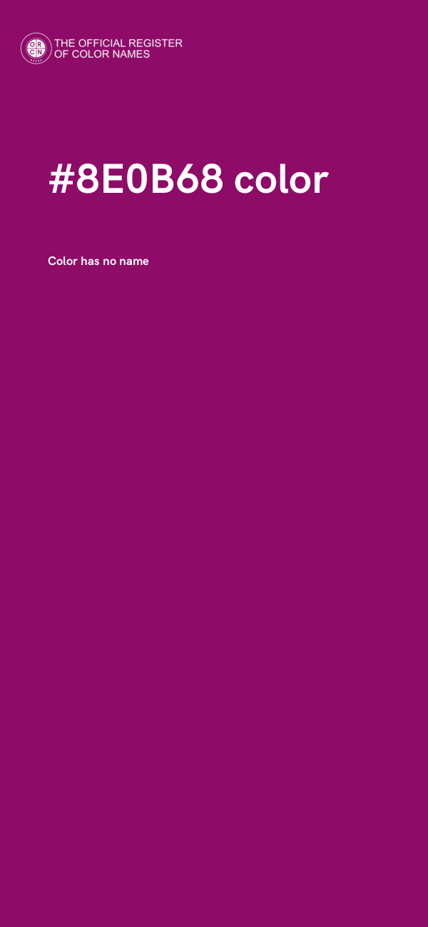 #8E0B68 color image