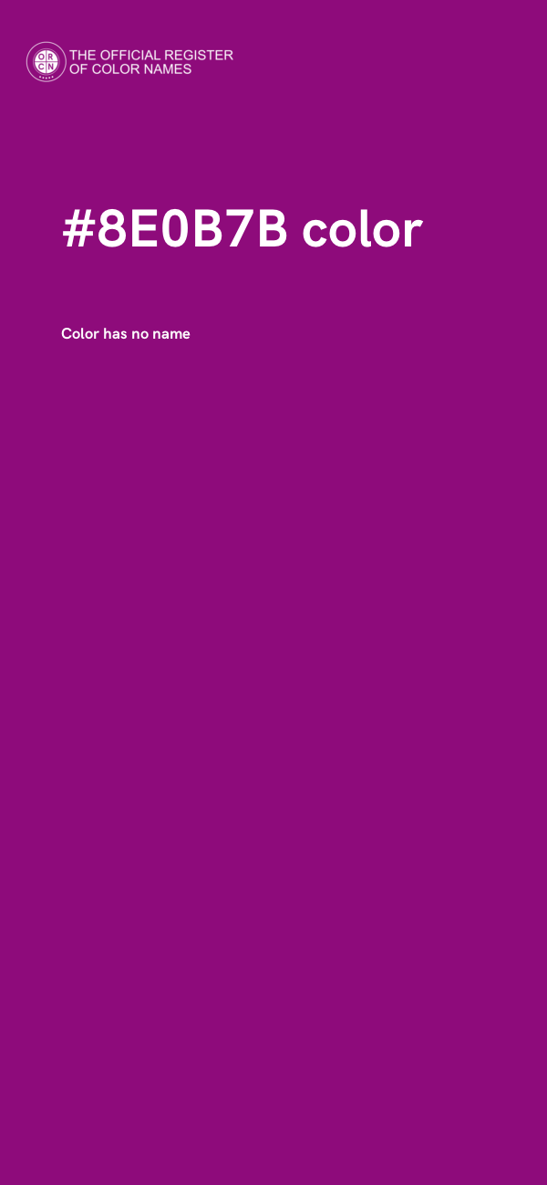#8E0B7B color image