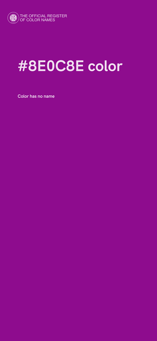 #8E0C8E color image