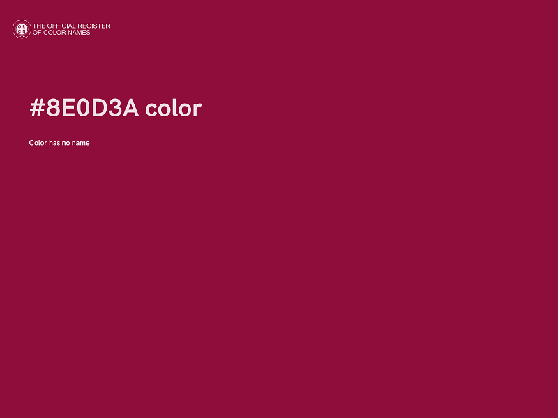 #8E0D3A color image