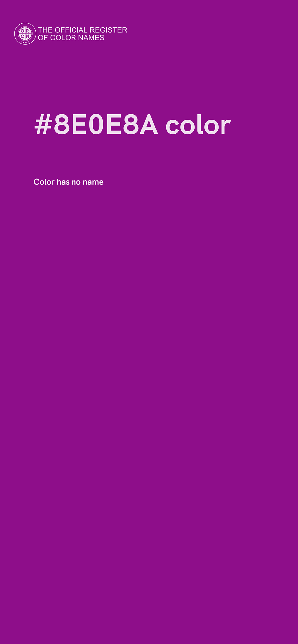 #8E0E8A color image