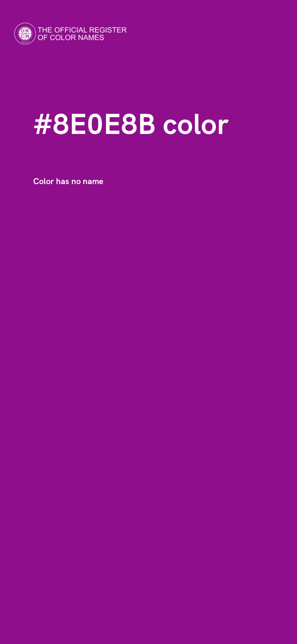 #8E0E8B color image