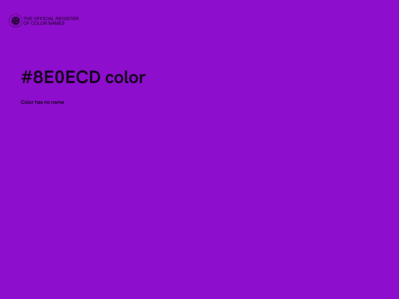 #8E0ECD color image
