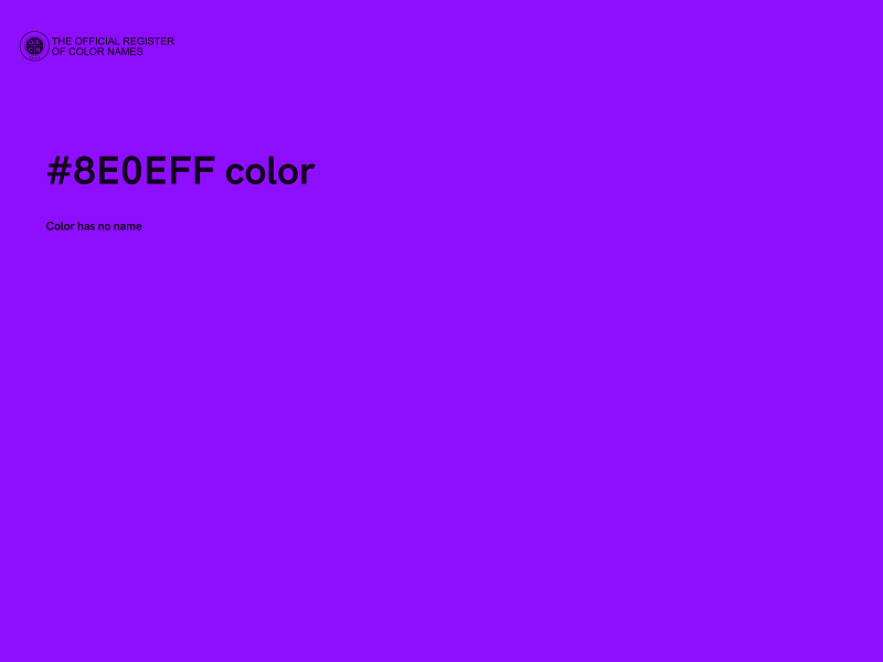 #8E0EFF color image