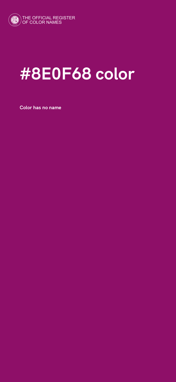 #8E0F68 color image