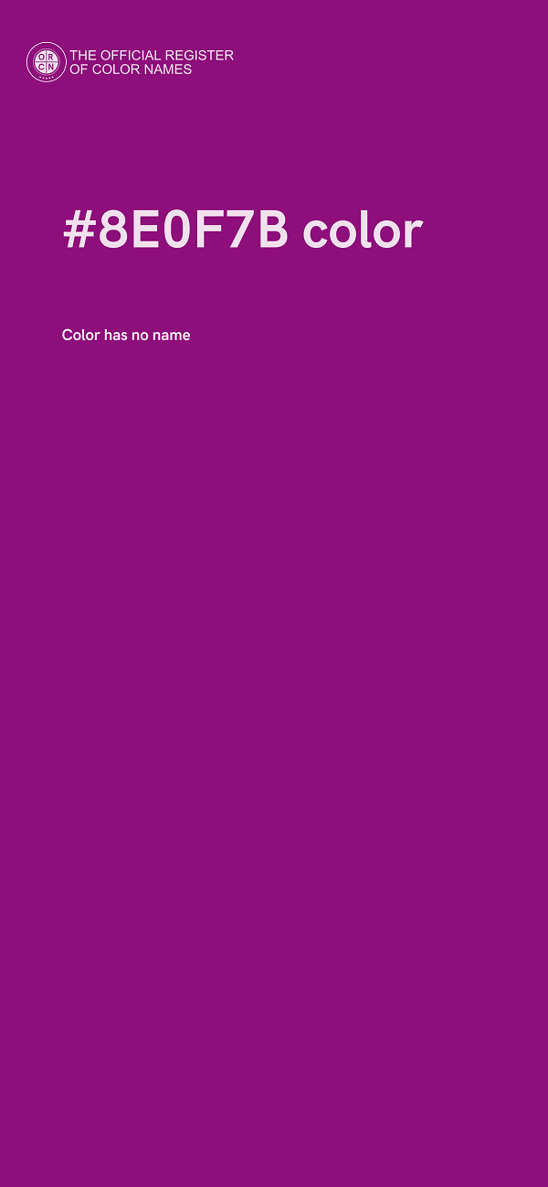#8E0F7B color image
