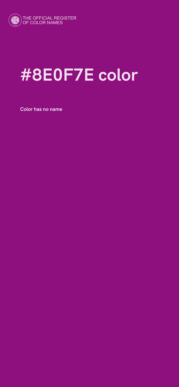 #8E0F7E color image