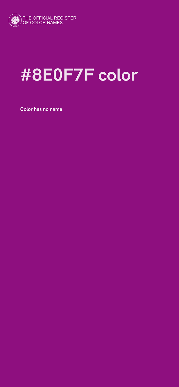 #8E0F7F color image