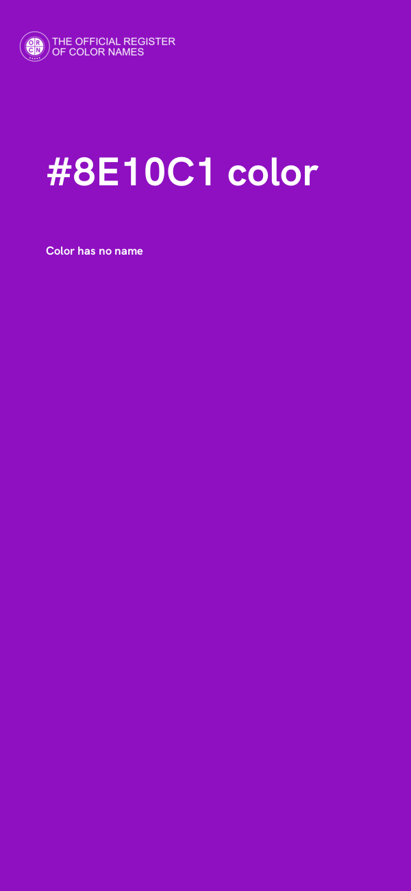 #8E10C1 color image