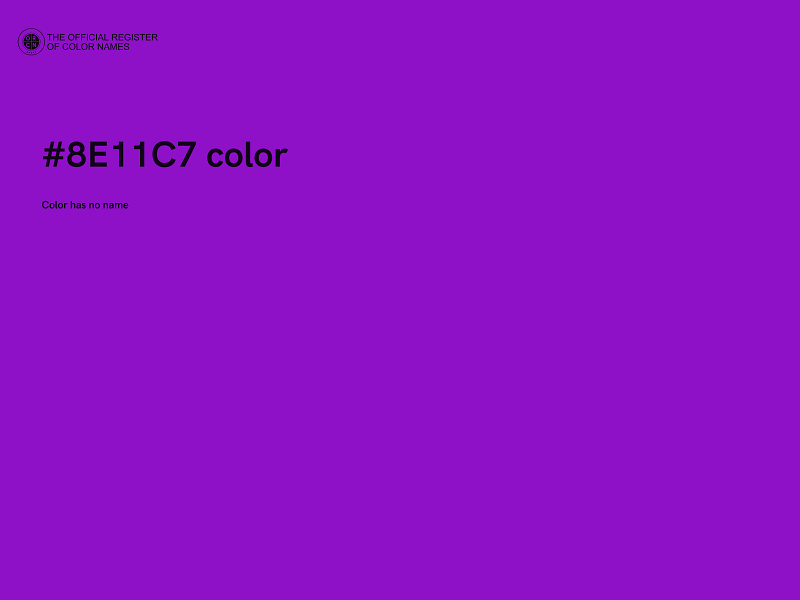 #8E11C7 color image