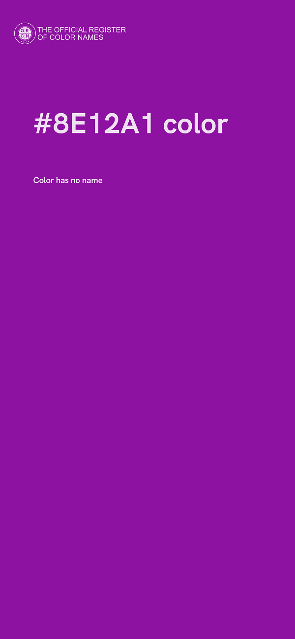 #8E12A1 color image