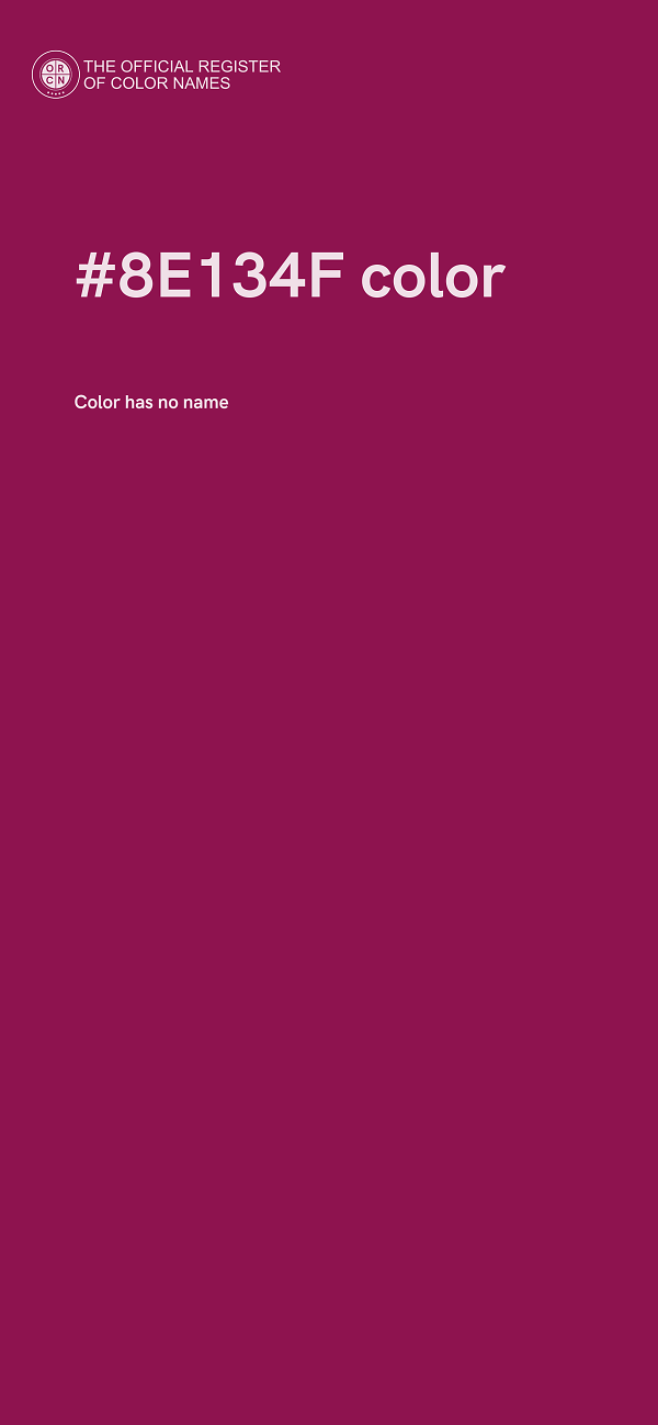 #8E134F color image