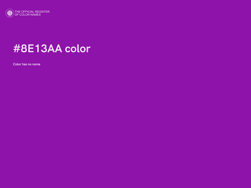 #8E13AA color image