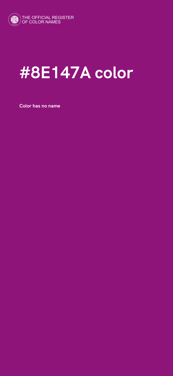 #8E147A color image