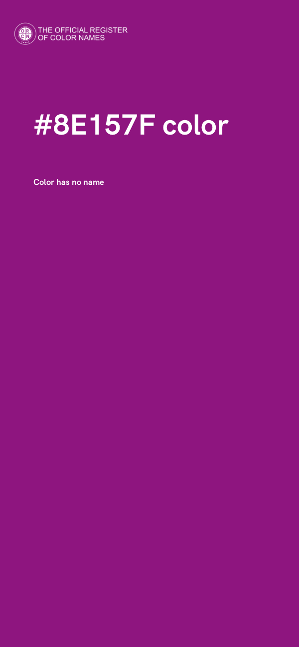 #8E157F color image