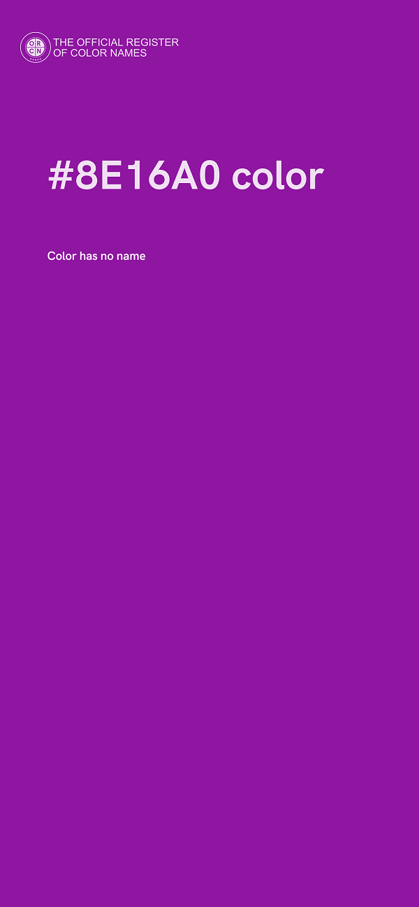#8E16A0 color image